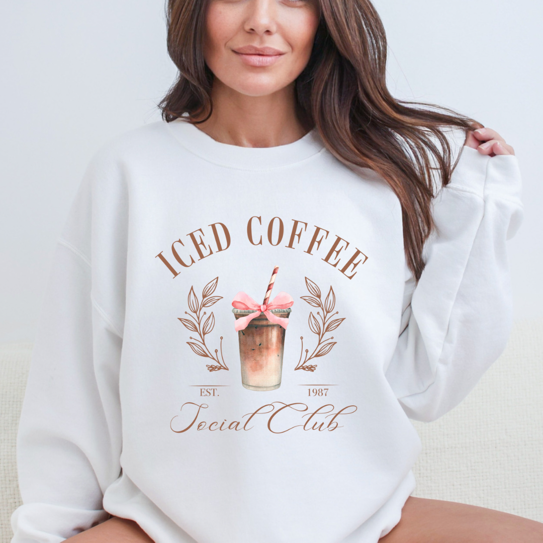 Iced Coffee Social Club - Crewneck | PRÉ-COMMANDE